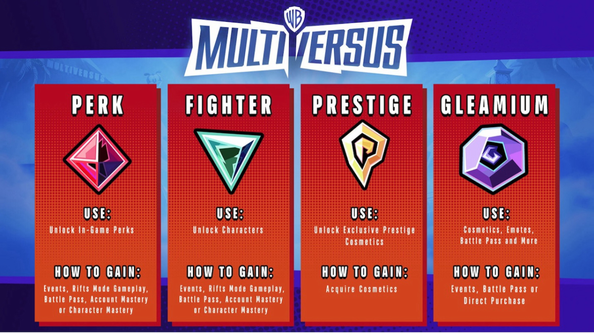 MultiVersus Currencies MultiVersus Currencies